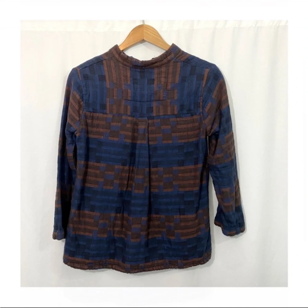 Ace & Jig Long Sleeve Woven Cotton Top - Picture 5 of 10